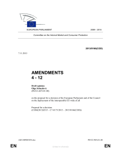 EN EN AMENDMENTS - European Parliament