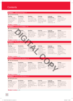 Contents - Pearson ELT