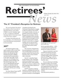 March 2017 - University of Manitoba