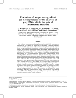 Evaluation of temperature gradient gel electrophoresis for the