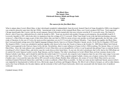 The Black Mass The Satanic Mass Witchcraft Destroys