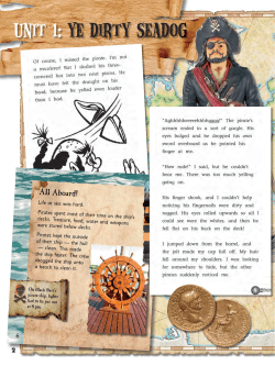 Unit 1: Ye dirty seadog