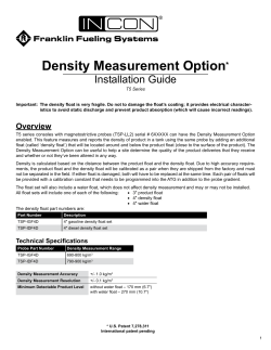 Density Measurement Option