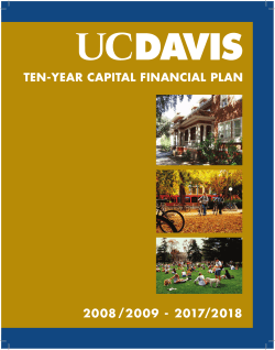 ten-year capital financial plan 2008/2009 - 2017/2018