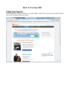 How to Use Easy Bib