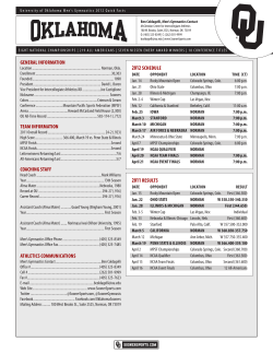 Quick Facts - Sooner Sports