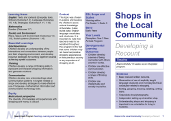 Shops in the Local Community