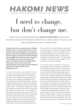 I need to change, but don`t change me