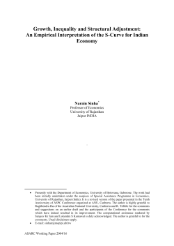 Growth, Inequality and Structural Adjustment: An Empirical