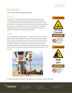Beach Safety Case Study - Clarion Safety Systems