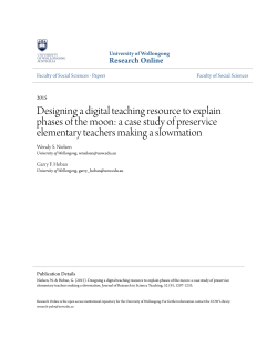 Designing a digital teaching resource to explain phases of the moon
