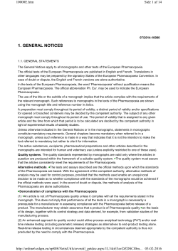 1. GENERAL NOTICES