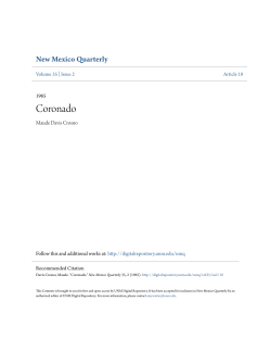 Coronado - UNM Digital Repository