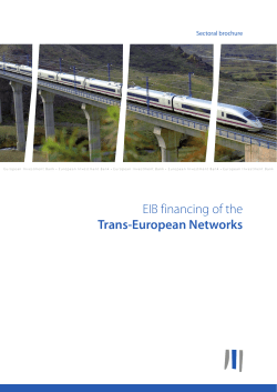 EIB financing of the Trans