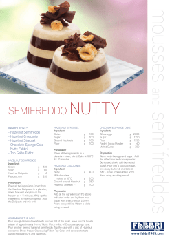 2013 SIGEP Recipes