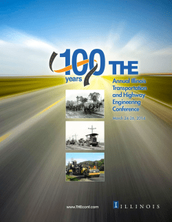 100years - Illinois Transportation and Highway Engineering