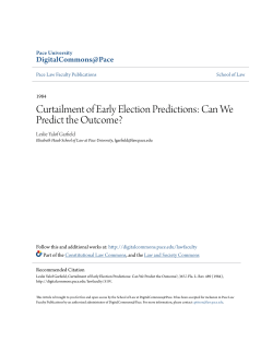 Curtailment of Early Election Predictions