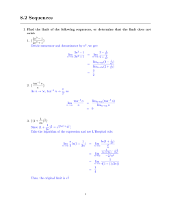 8.2 Sequences