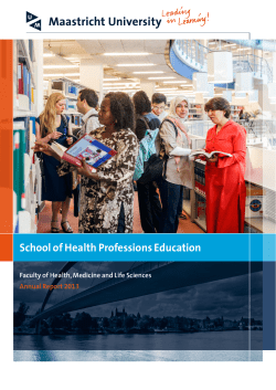School of Health Professions Education