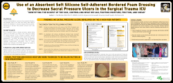use of an absorbent soft silicone self-adherent