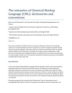 dictionaries - Cambridge Repository