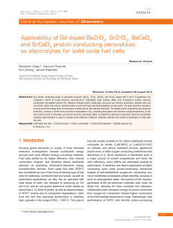Applicability of Gd-doped BaZrO , SrZrO , BaCeO and SrCeO proton