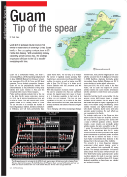 Guam - Tip of the spear