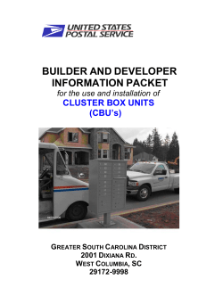 builder and developer information packet