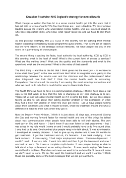 Read the transcript from Geraldine`s presentation