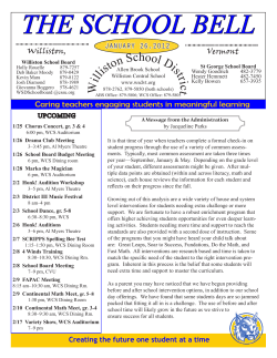 THE SCHOOL BELL