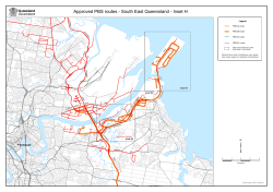 Approved PBS 2B Route Map&mdash;South East Queensland&mdash;Inset H