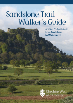 Sandstone Trail booklet - South Cheshire Harriers