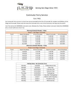 Commuter Ferry Service