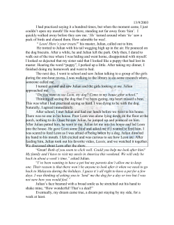 I had practiced saying it a hundred times, but when