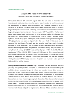 August 2000 Flood in Hyderabad City