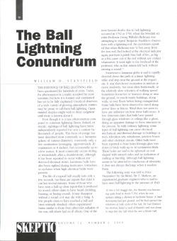 The Ball Lightning Conundrum