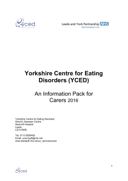 Eating Disorders - Leeds and York Partnership NHS Foundation Trust