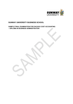 DAC2033 - Sunway Campus Library