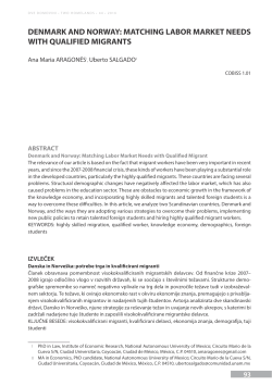 denmark and norway: matching labor market needs with