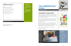 Issue 1 - Canberra Primary School