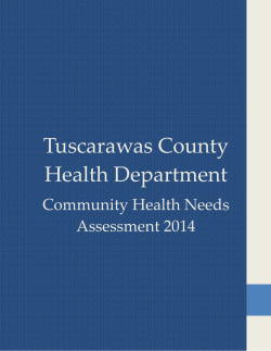 2014 Tuscarawas Community Needs Assessment