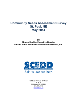 Community Needs Assessment Survey