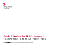 Grade 3: Module 2A: Unit 3