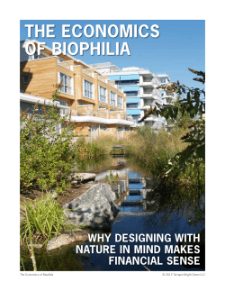 The Economics of Biophilia