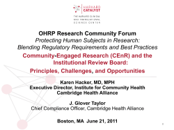 Community - Harvard Catalyst