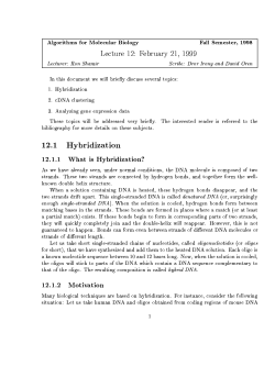 12.1 Hybridization