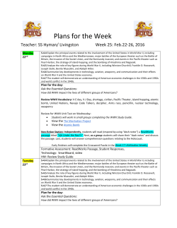 SS Week 26 Feb.22-26