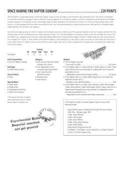 space marine fire raptor gunship