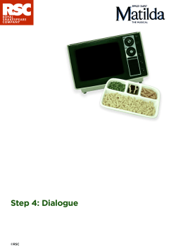 Step 4: Dialogue - Matilda School Resources
