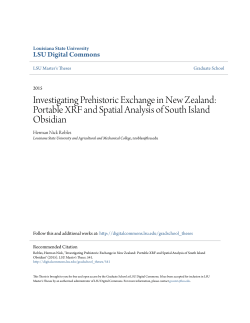 Investigating Prehistoric Exchange in New Zealand